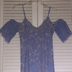 Design Lab Lord & Taylor Dress Size S/P Light Blue